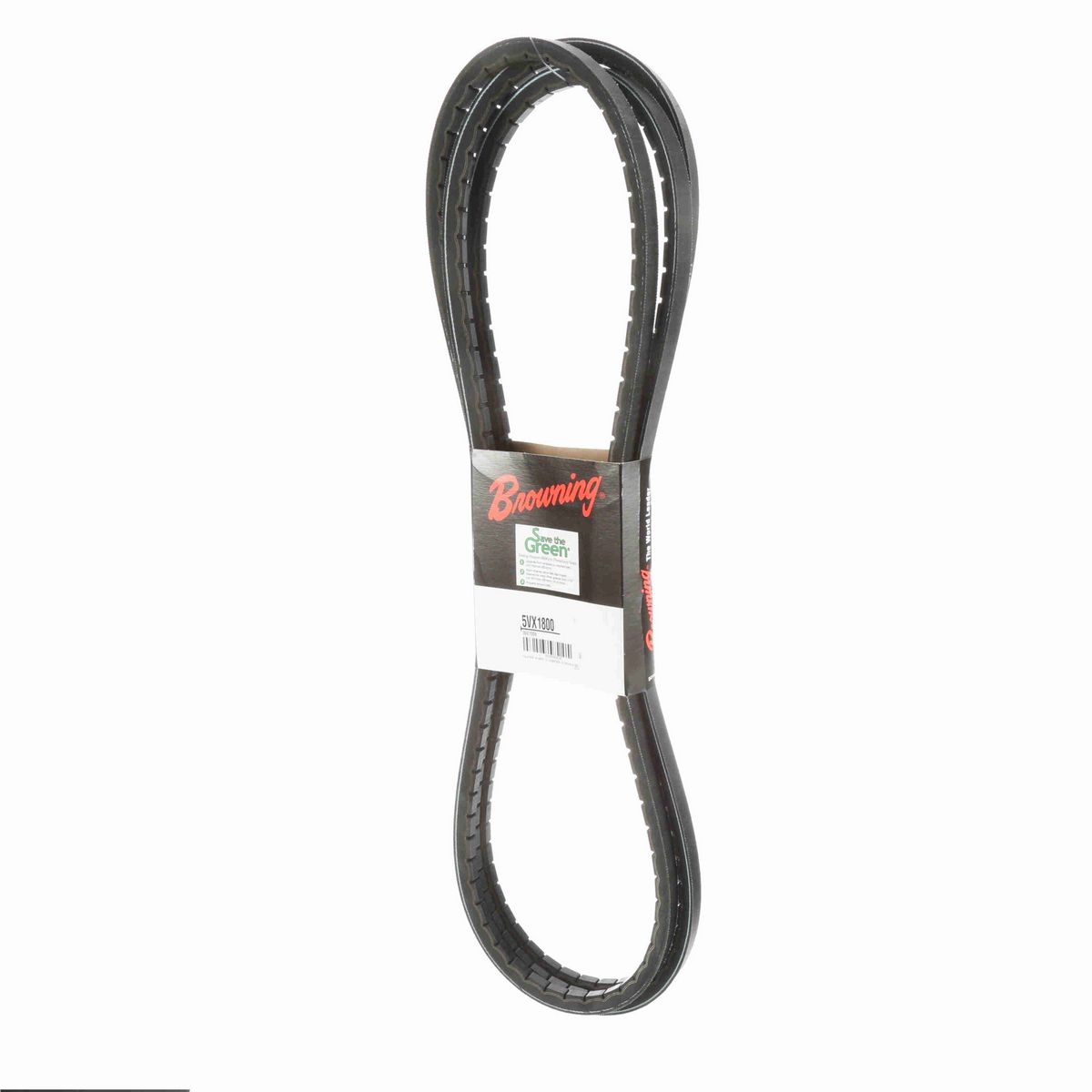 Browning EPDM Notched Belt 98% Efficient - 5VX1800