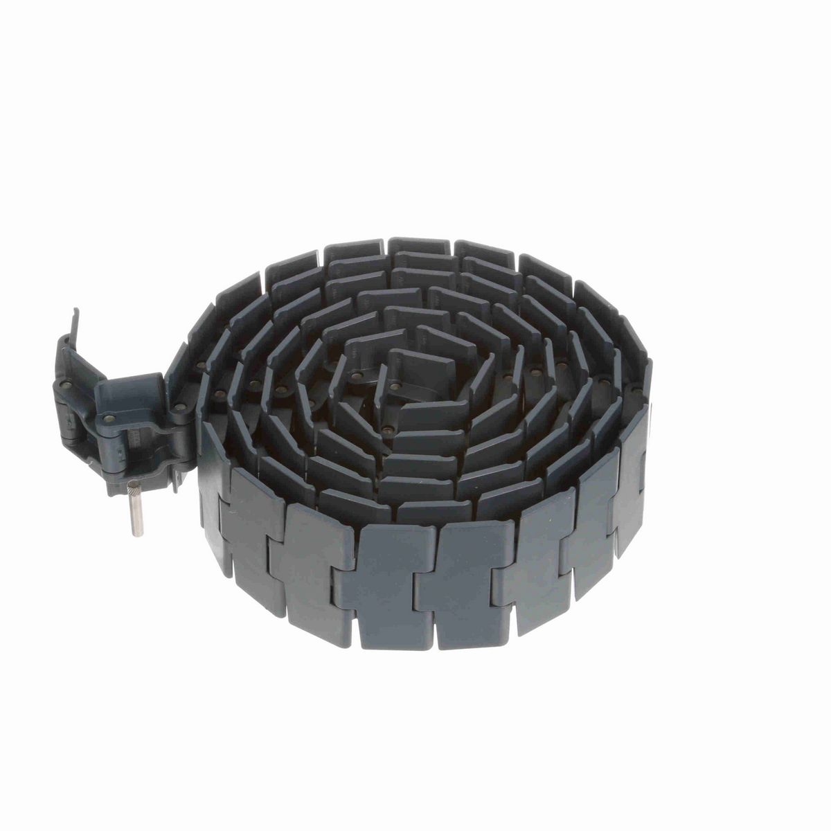 System Plast 880M Side-flexing Solid Top, Material: NG evo (Gray Blue), Width: 3.25in, Pitch: 1.5in - NGE880M-K325