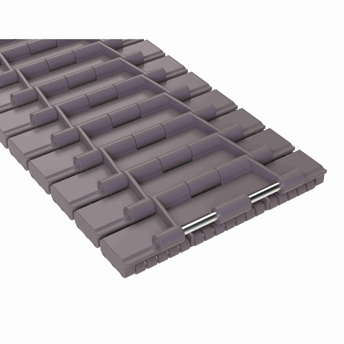 Rexnord 821LBP Straight Running Low Backline Pressure, Material: Brown High Performance, Width: 7.5in, Pitch: 1.5in - 81416911