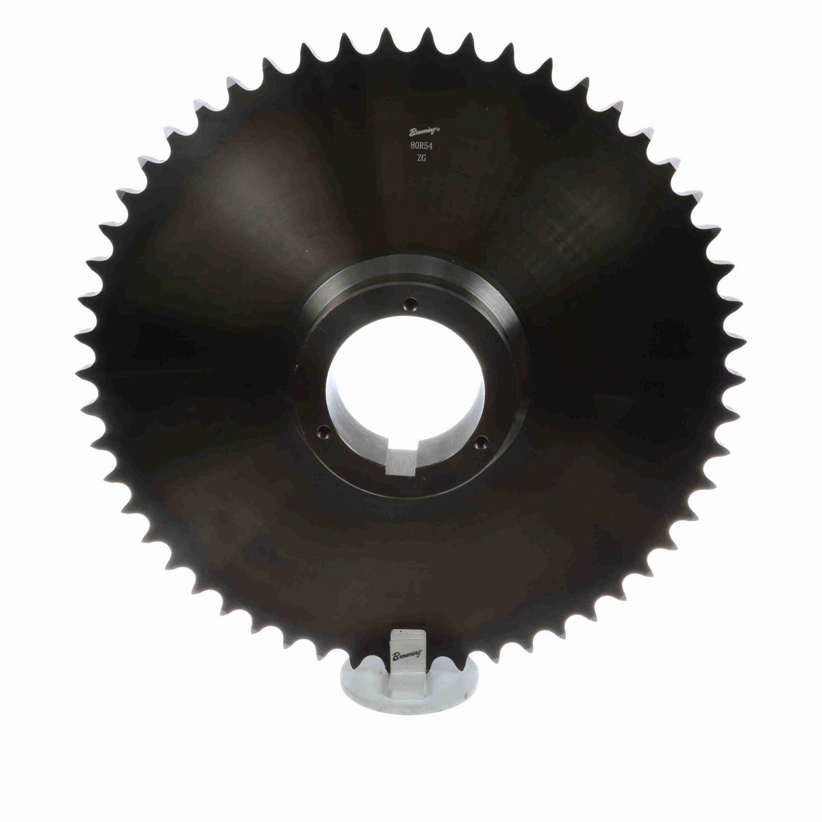 Browning Steel Bushed Bore Roller Chain Sprocket - 80R54