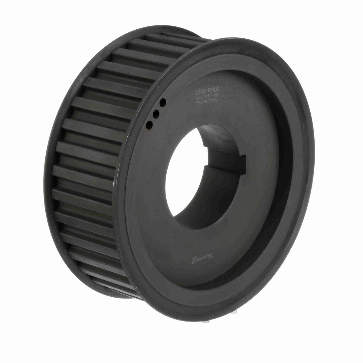 Browning Steel Bushed Bore Gearbelt Pulley - 36XHR300