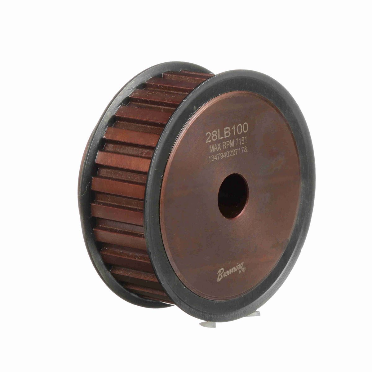 Browning Steel Rough Bore Gearbelt Pulley - 28LB100