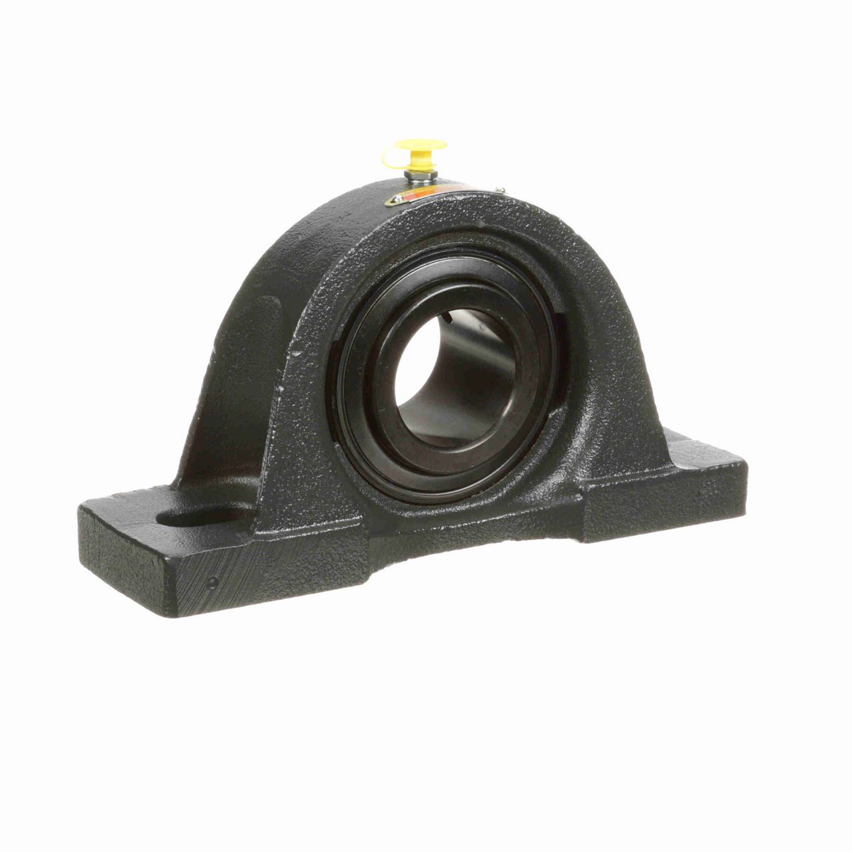 Sealmaster Mounted Cast Iron Two Bolt Pillow Block Ball Bearing - 52100 Bearing Steel, Black Oxided - Setscrew Lock - MP-31
