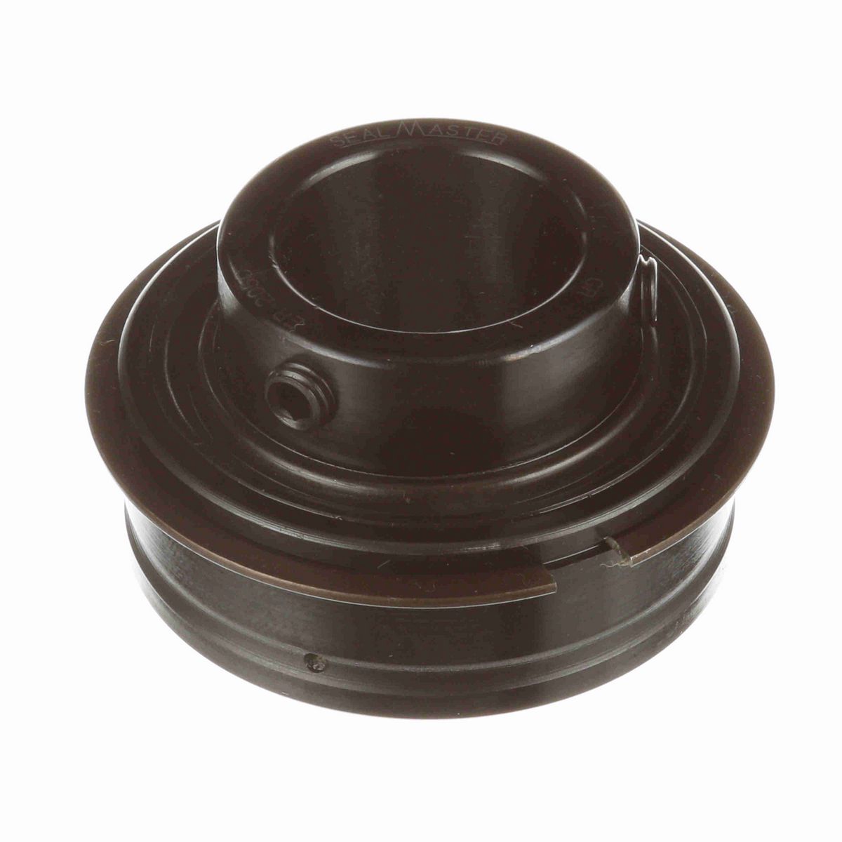 Sealmaster Mounted Insert Only Ball Bearing - 52100 Bearing Steel, Black Oxided - Setscrew Lock - ER-205C