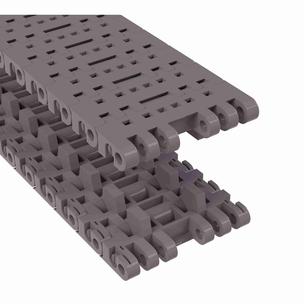 Rexnord 7706 Straight Running Flush Grid, Material: Brown High Performance, Width: 3.25in, Pitch: 1in - 81415221