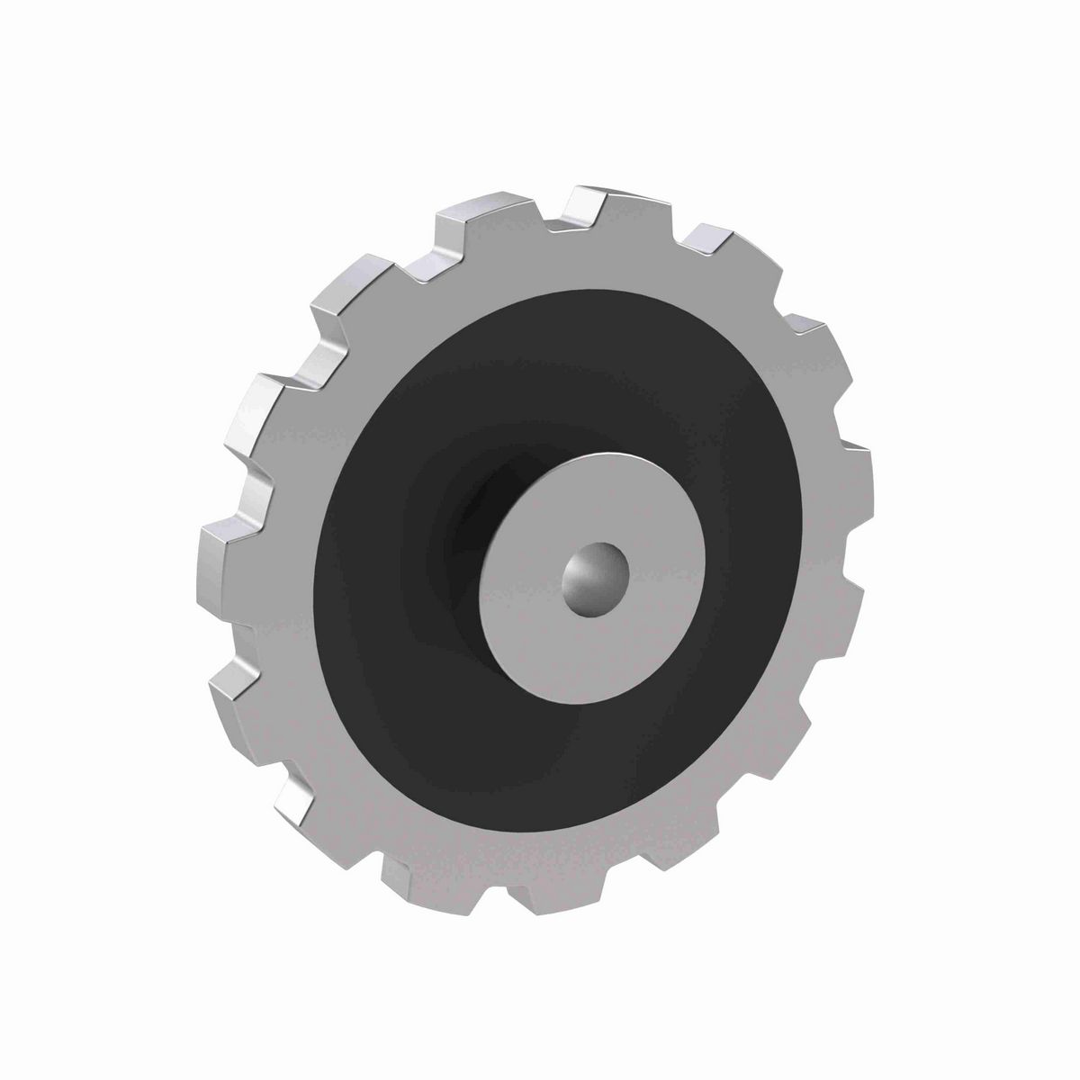 Rexnord 880 Series Solid One Piece Cast Iron Sprocket with 15 Teeth and a 3/4in Round Rough Stock Bore (RSB) - 401-210-2