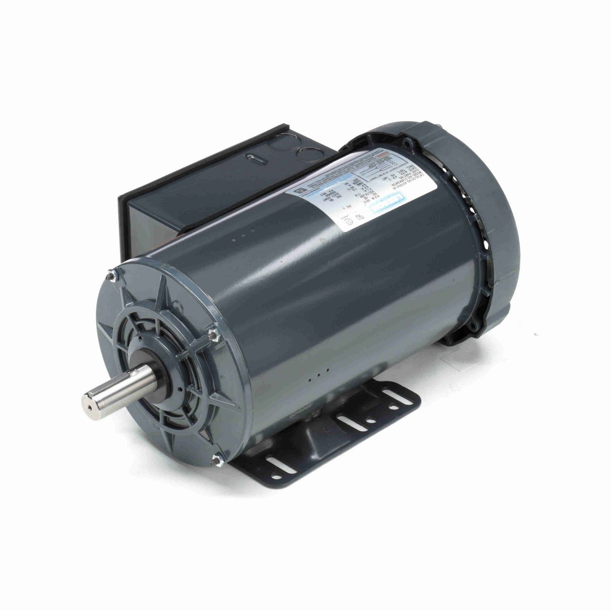 LEESON General Purpose Motor, 3 HP, 1 Ph, 60 Hz, 230 V, 3600 RPM, 145T Frame, TEFC - A019341.00