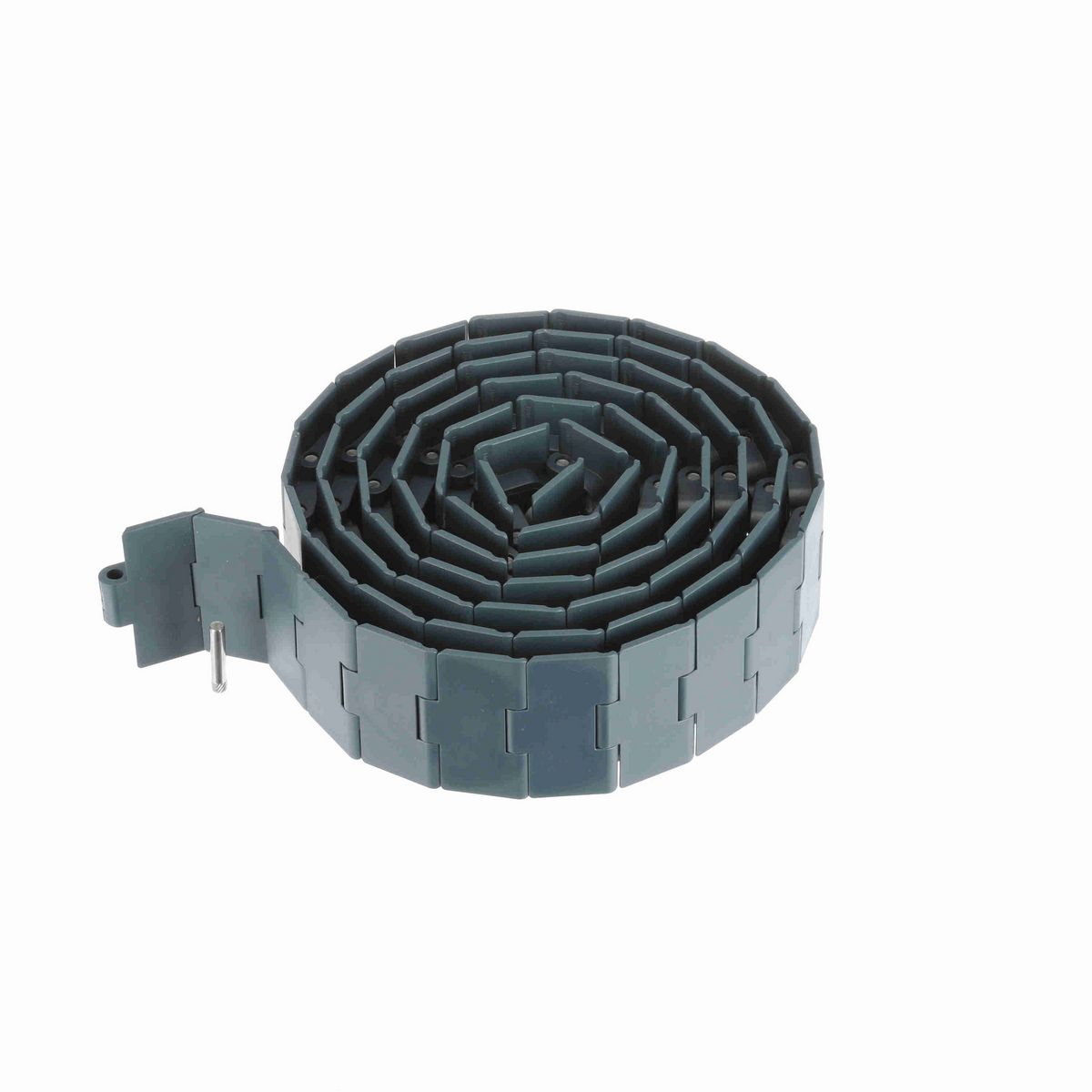 System Plast 828 Straight Running Solid Top, Material: NG evo (Gray Blue), Width: 3.25in, Pitch: 1.5in - NGE828-K325