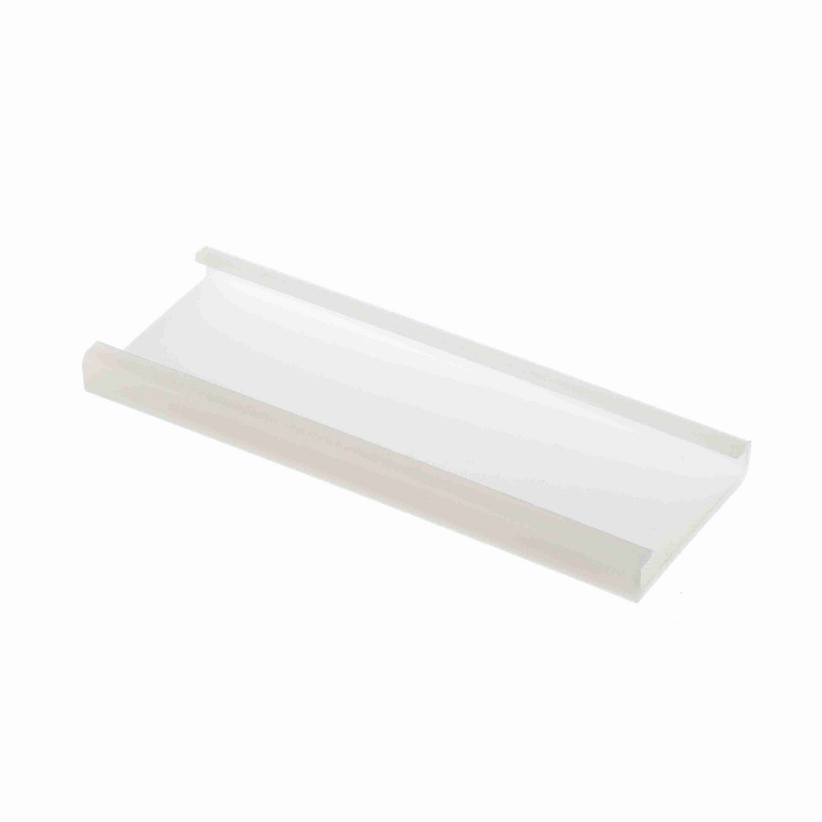 System Plast Combination Group D (Cover): 2.2"W X 0.49"H X 240"L White UHMW-PE - VG-P2520BC-20