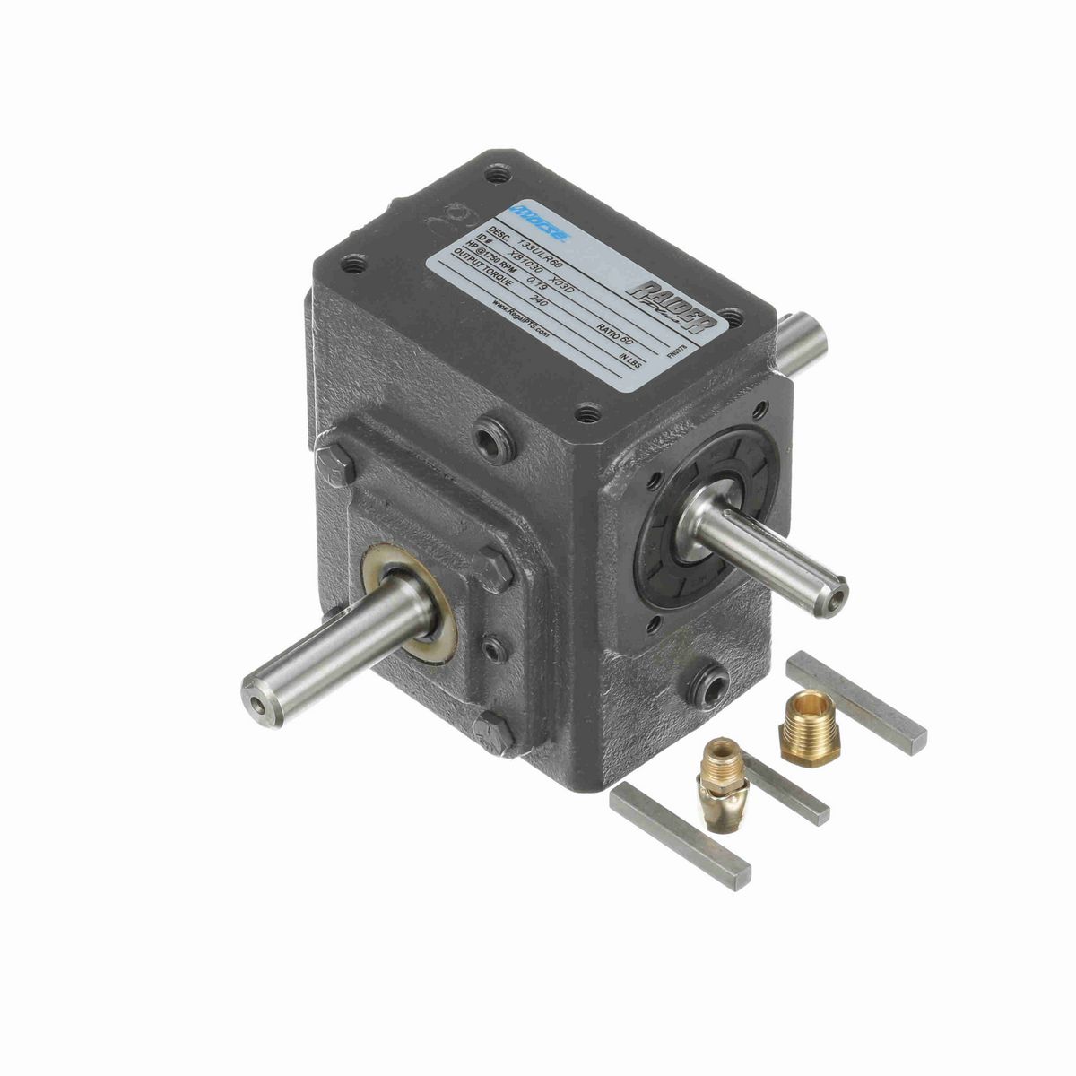 Morse Raider Plus Worm Gear Reducer Cast Iron Single-Reduction Worm Reducer - 133ULR10