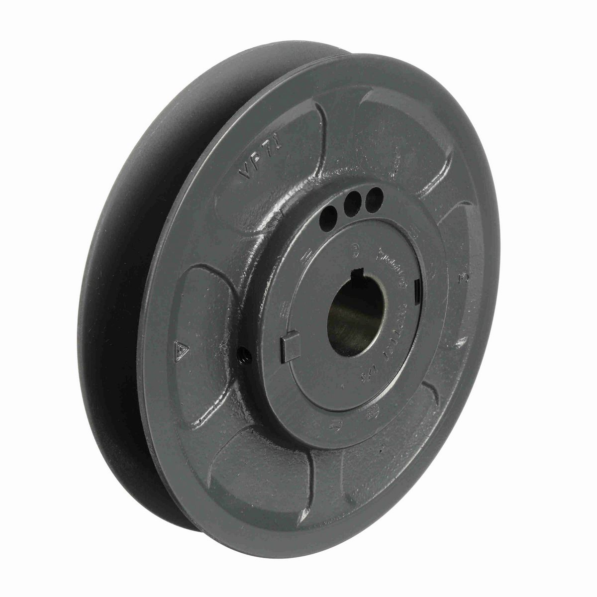 Browning 1 Groove Cast Iron Finish Bore FHP Variable Pitch Sheave - 1VP71X 1 1/8