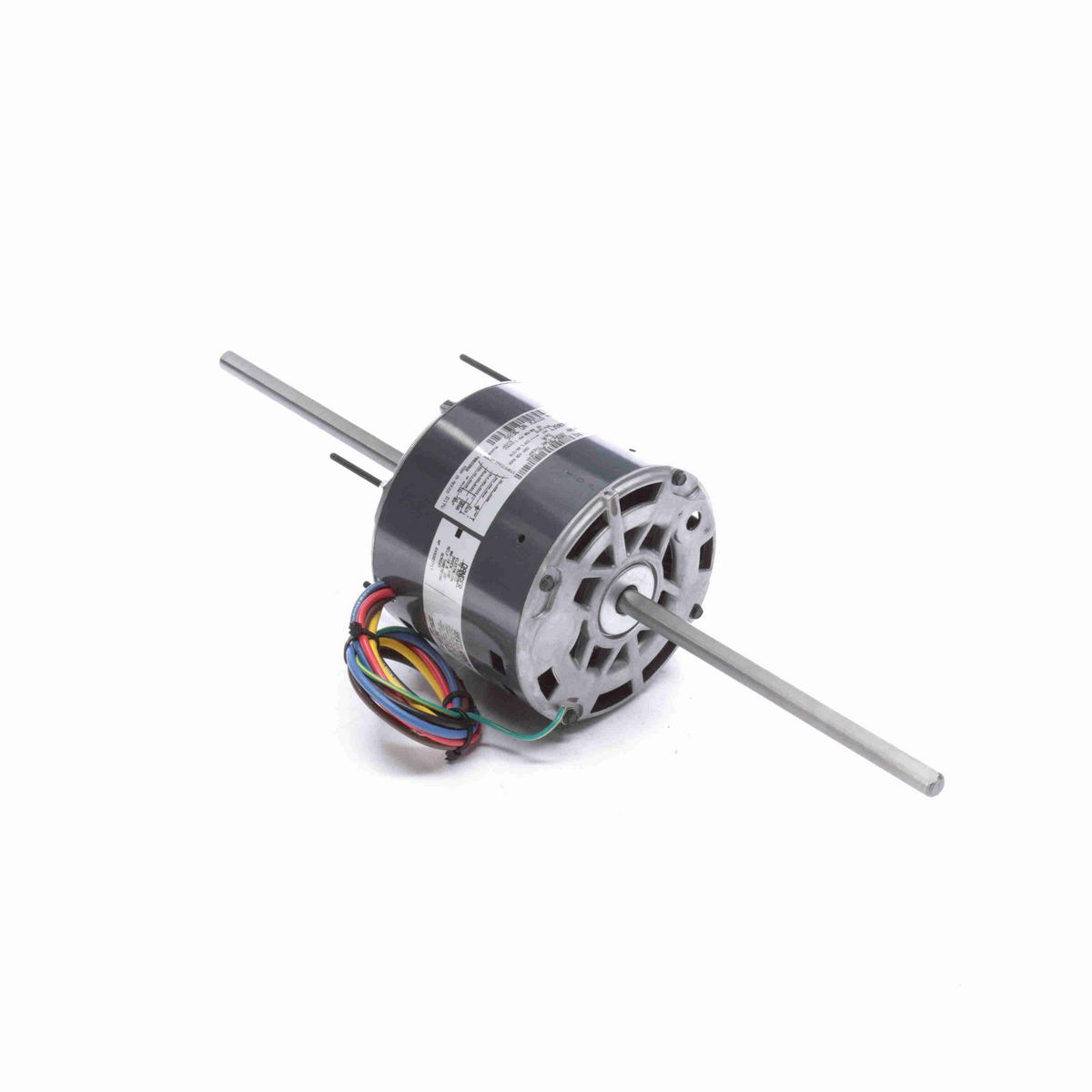 Genteq Fan Coil & Air Conditioner Motor, 1/3 HP, 1 Ph, 60/50 Hz, 208-230 V, 1075 RPM, 3 Speed, 48 Frame, OPAO - 3686