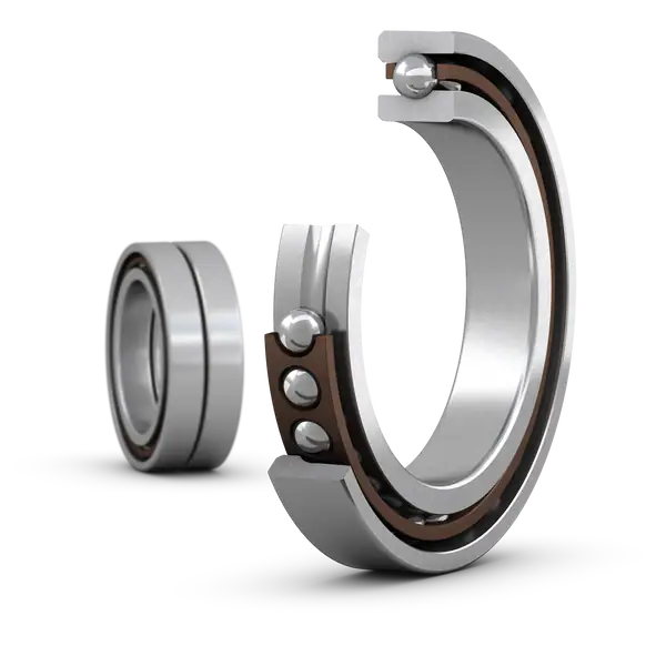 Согласованный комплект двух прецизионных высокоскоростных однорядных радиально-упорных шарикоподшипников типа E SKF 7000 CE/P4ADT