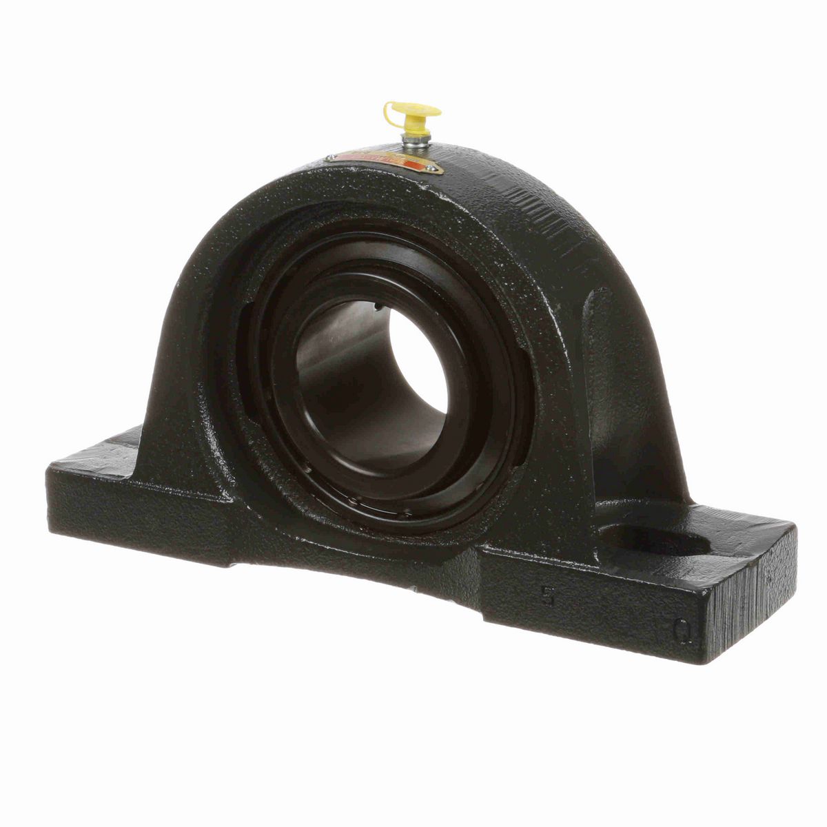 Sealmaster Mounted Cast Iron Two Bolt Pillow Block Ball Bearing - 52100 Bearing Steel, Black Oxided - Setscrew Lock - MP-40C