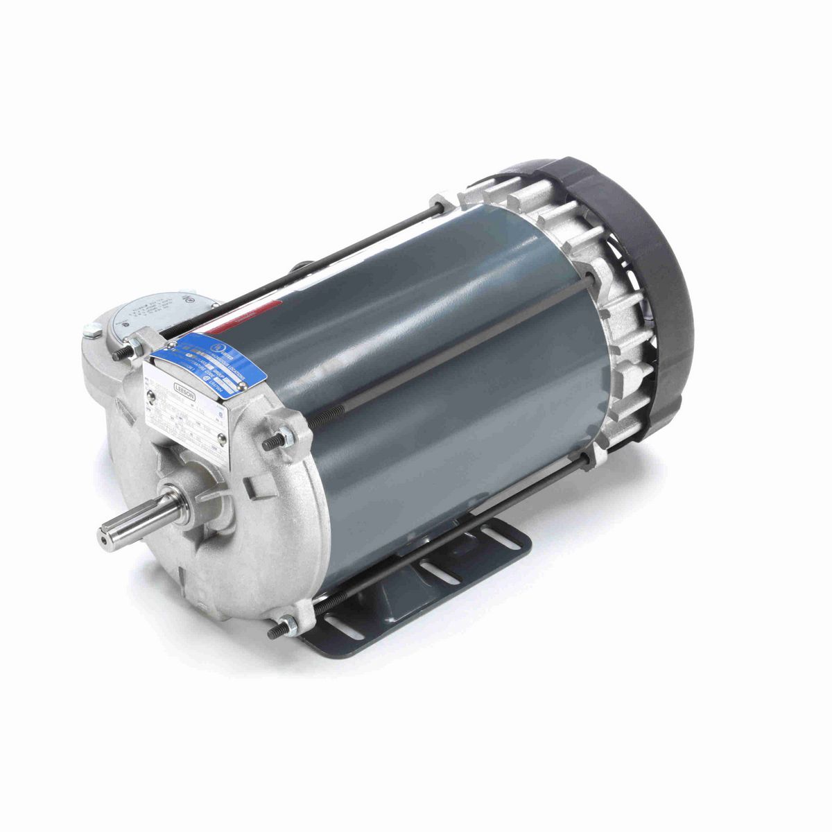 LEESON Explosion Proof Motor, 1.50 HP, 3 Ph, 60 Hz, 230/460 V, 1800 RPM, 56H Frame, EPFC - K2111A