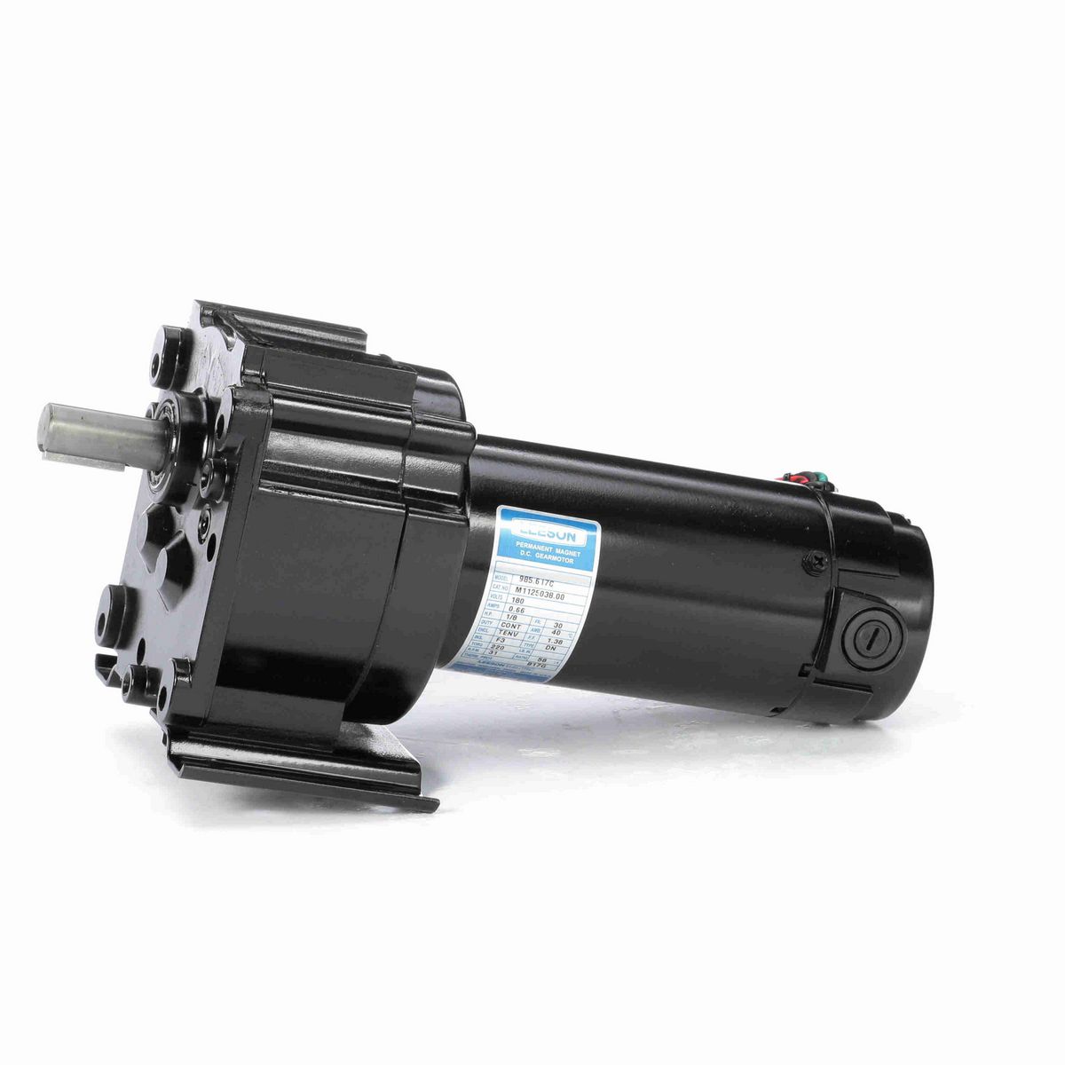 LEESON Parallel Shaft Gearmotor, 0.13 HP, 180 V, 31 RPM, 30 Frame, TENV - M1125038.00