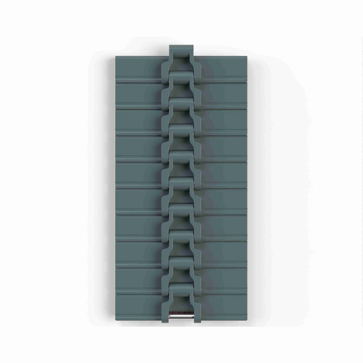 Rexnord HDS LBP Straight Running Low Backline Pressure, Material: Internally Lubricated Polyacetal (Grey), Width: 7.5in, Pitch: 1.5in - 752.81.13