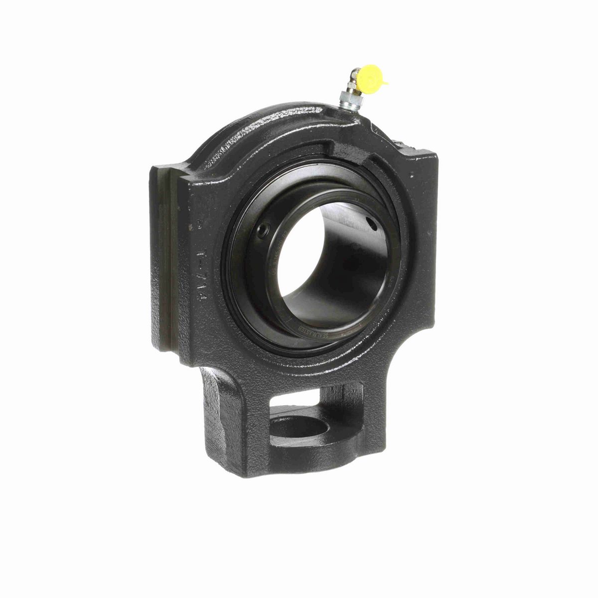 Sealmaster Mounted Cast Iron Wide Slot Take Up Ball Bearing - 52100 Bearing Steel, Black Oxided - Setscrew Lock - ST-216