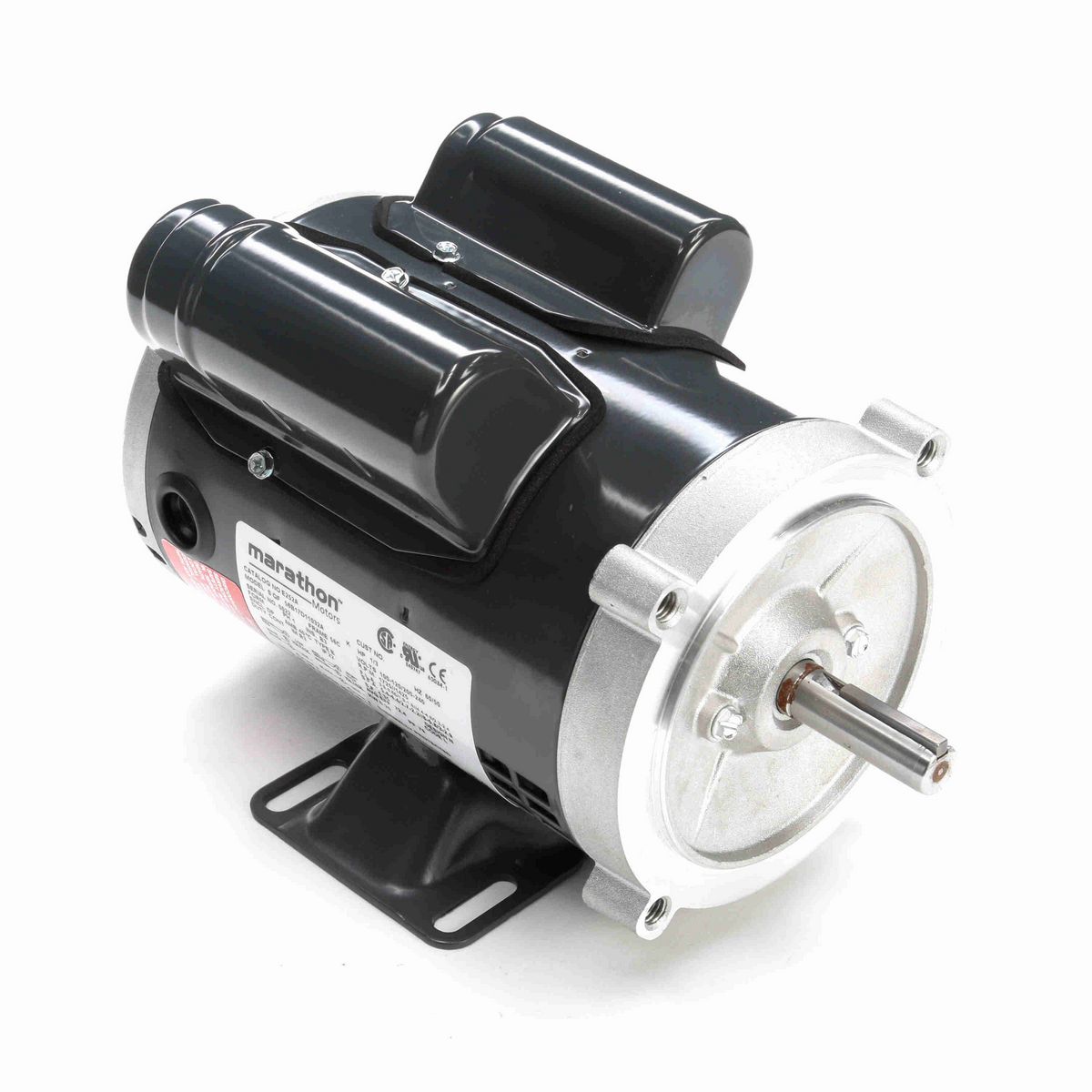 LEESON General Purpose Motor, 0.33 & 0.33 HP, 1 Ph, 60 & 50 Hz, 100-120/200-240 & 100-120/200-240 V, 1800 & 1500 RPM, 56C Frame, DP - E252A