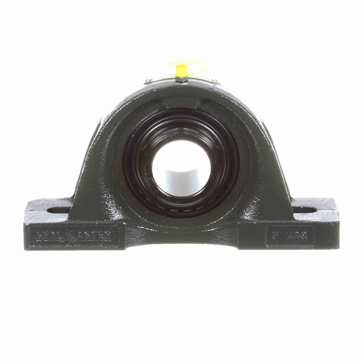 Sealmaster Mounted Cast Iron Two Bolt Pillow Block Ball Bearing - 52100 Bearing Steel, Black Oxided - Double Setscrew Lock - MPD-23C