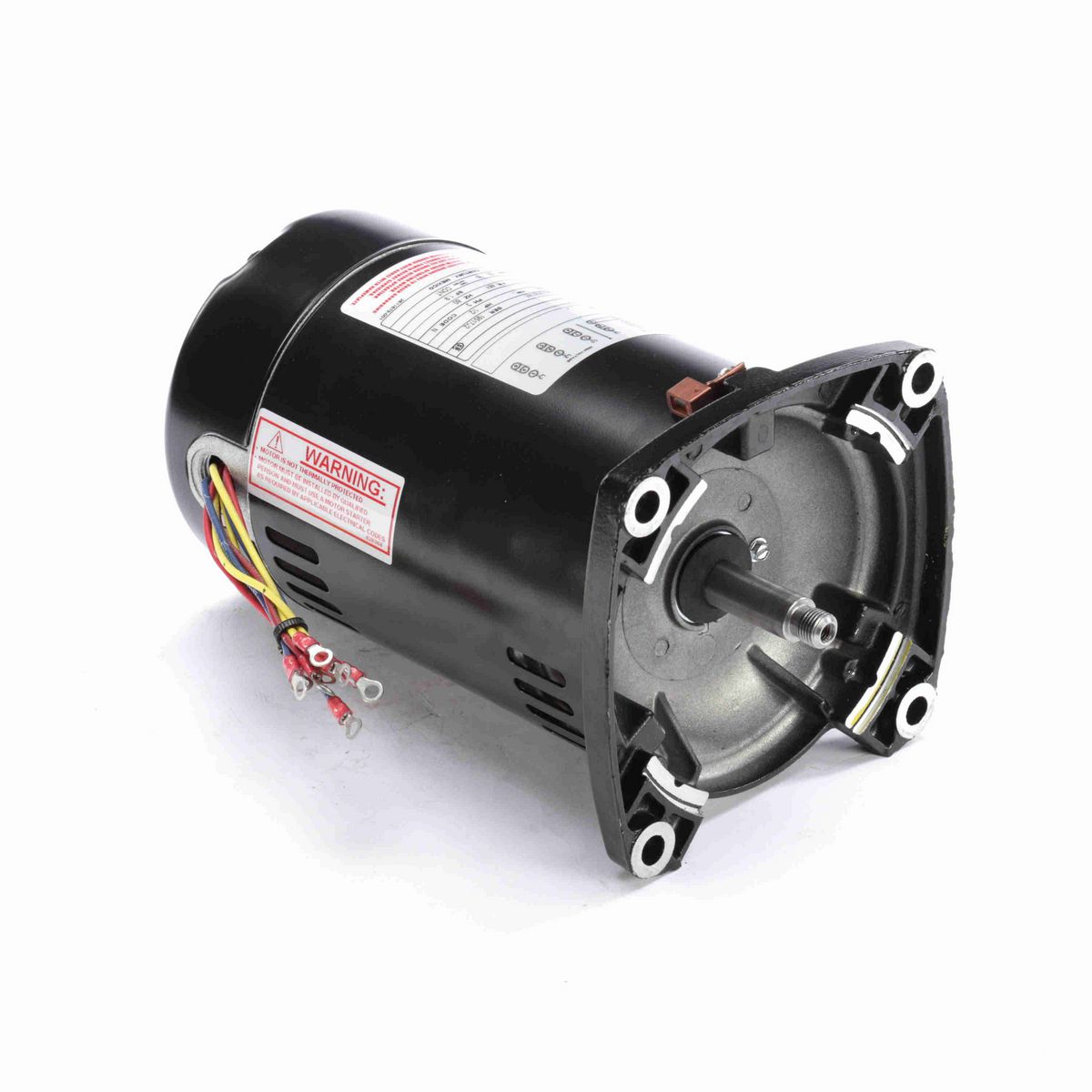 Century Pool Pump Motor, 1/2 HP, 3 Ph, 60 Hz, 208-230/460 V, 3600 RPM, 48Y Frame, ODP - Q3052