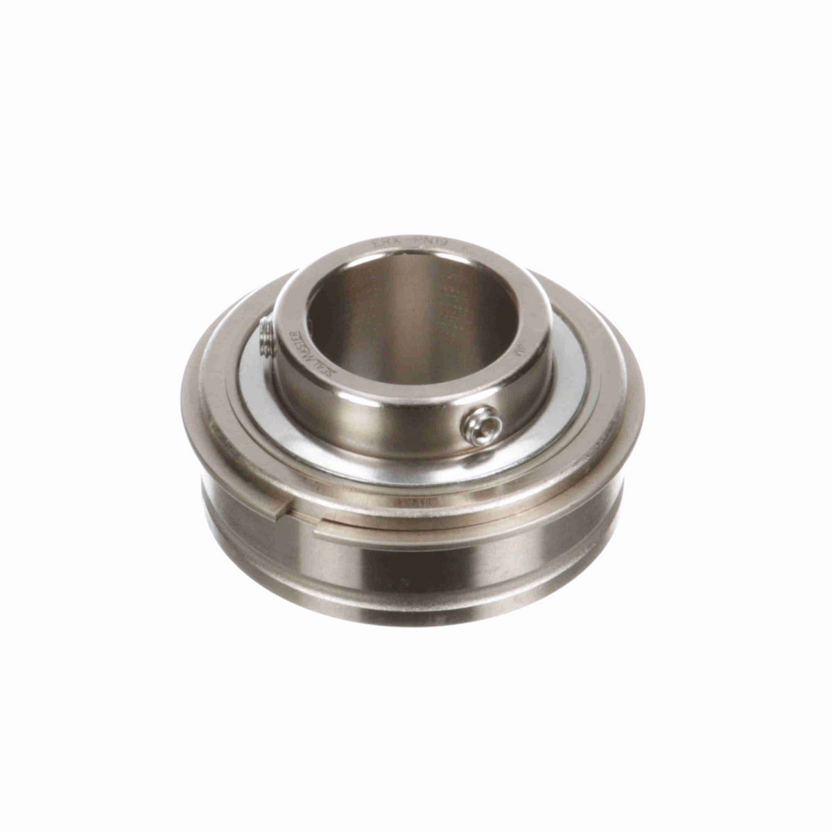 Sealmaster Mounted Insert Only Ball Bearing - 52100 Bearing Steel, Phosphorus Nickel Coated - Setscrew Lock - Corrosion Resistant - ERX-PN19