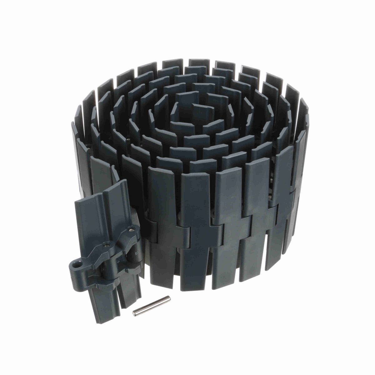 System Plast 882B Side-flexing Solid Top, Material: NG evo (Gray Blue), Width: 7.5in, Pitch: 1.5in - NGE882-K750