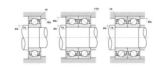 Высокопрецизионный радиально-упорный шарикоподшипник SNR 10R71920HVUJ84