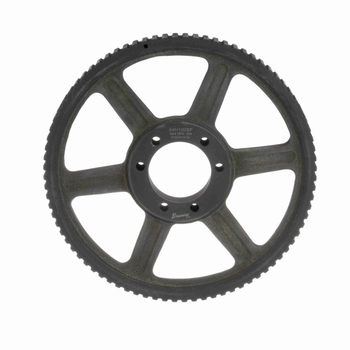 Browning Steel Bushed Bore Gearbelt Pulley - 84H100SF