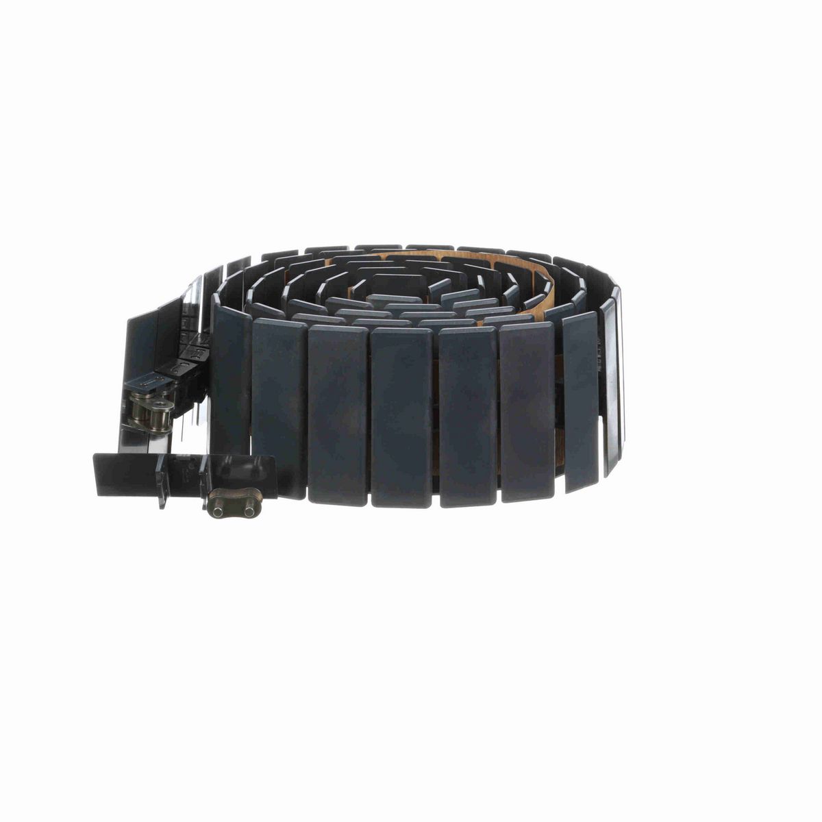 System Plast 863 Straight Running Solid Top, Material: NG evo (Gray Blue), Width: 4.5in, Pitch: 1.5in - NGE863SS-K450