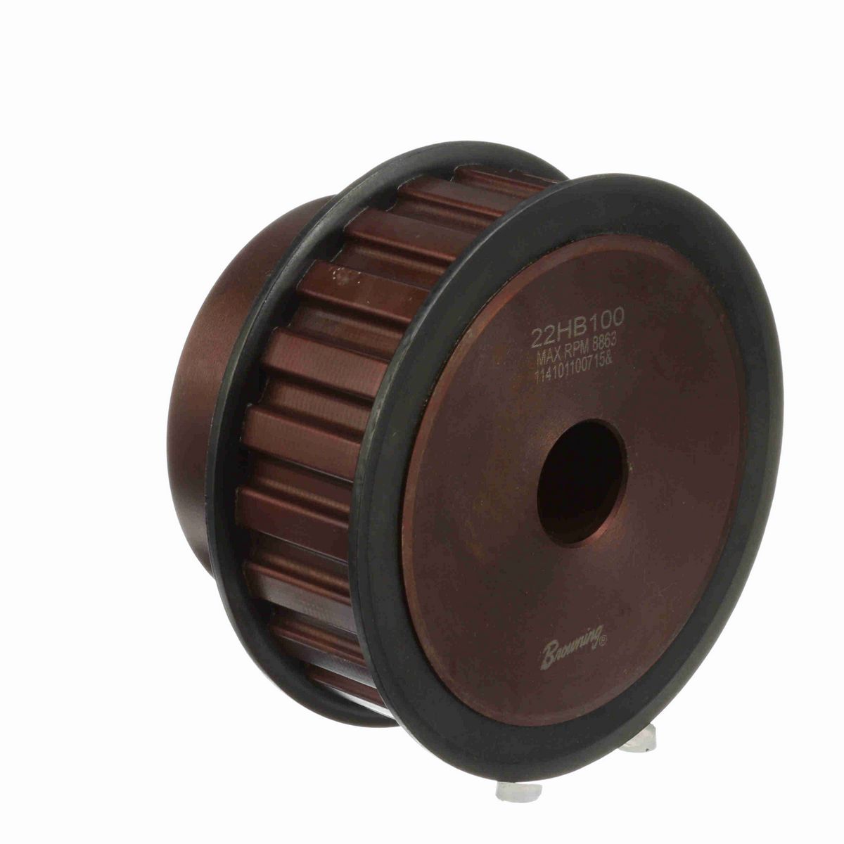 Browning Steel Rough Bore Gearbelt Pulley - 22HB100