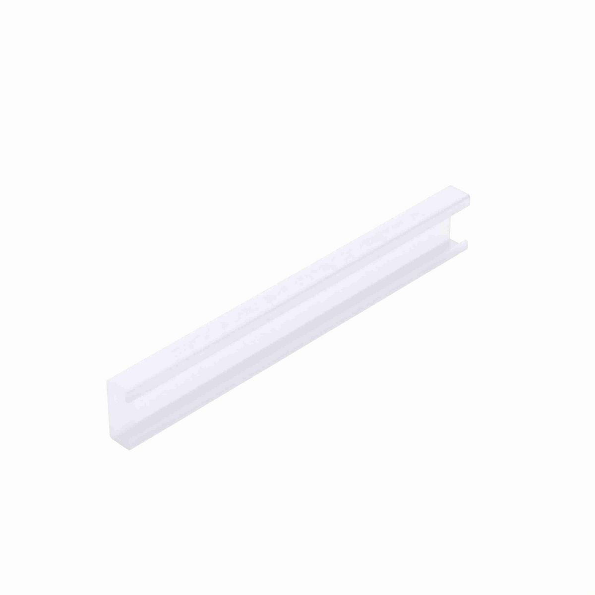 System Plast Bar Cover: 1.74"W X 0.75"H X 240"L White UHMW-PE - VG-P5015BC-20