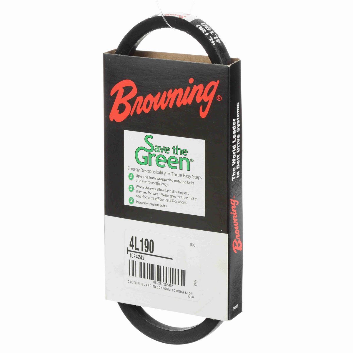 Browning Rubber FHP Belt - 4L190