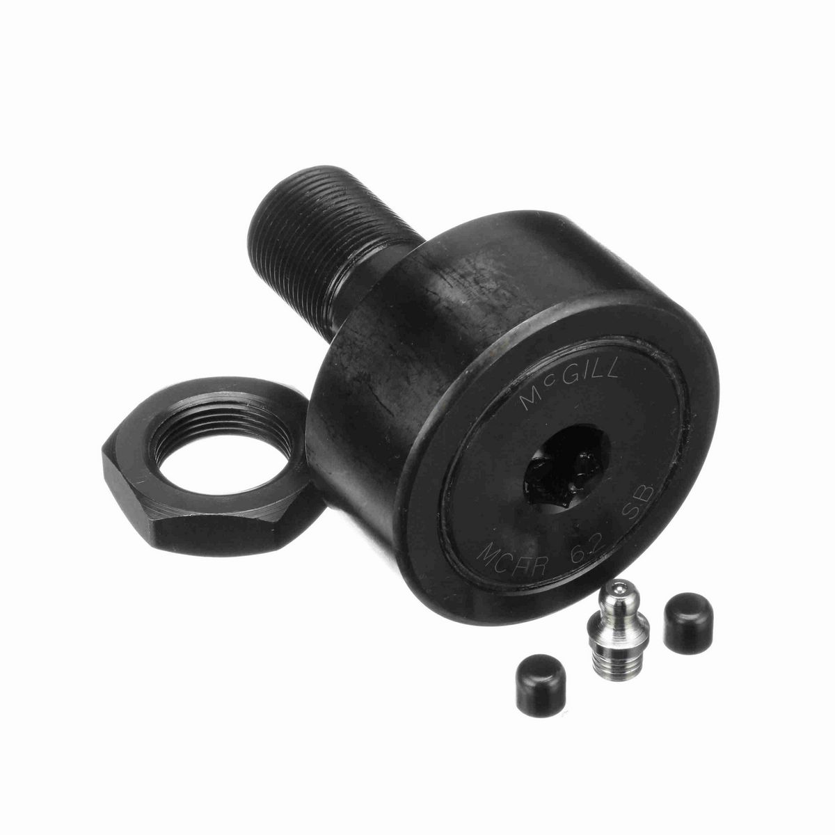 Опорный ролик с цапфой McGill CAMROL MCFR 62 SB, бочкообразный, с уплотнением, с шестигранным отверстием, метрический