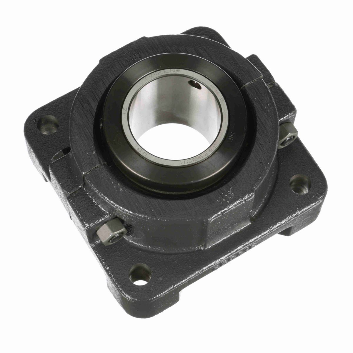 Sealmaster Mounted Cast Iron Four Bolt Flange Tapered Roller - 52100 Bearing Steel - Collar Mount Lock - RFBA 208C