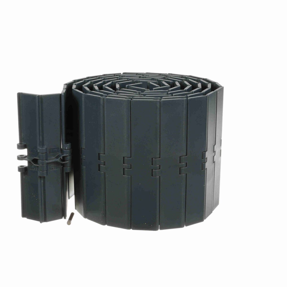 System Plast 831 Straight Running Solid Top, Material: NG evo (Gray Blue), Width: 7.5in, Pitch: 1.5in - NGE831-K750