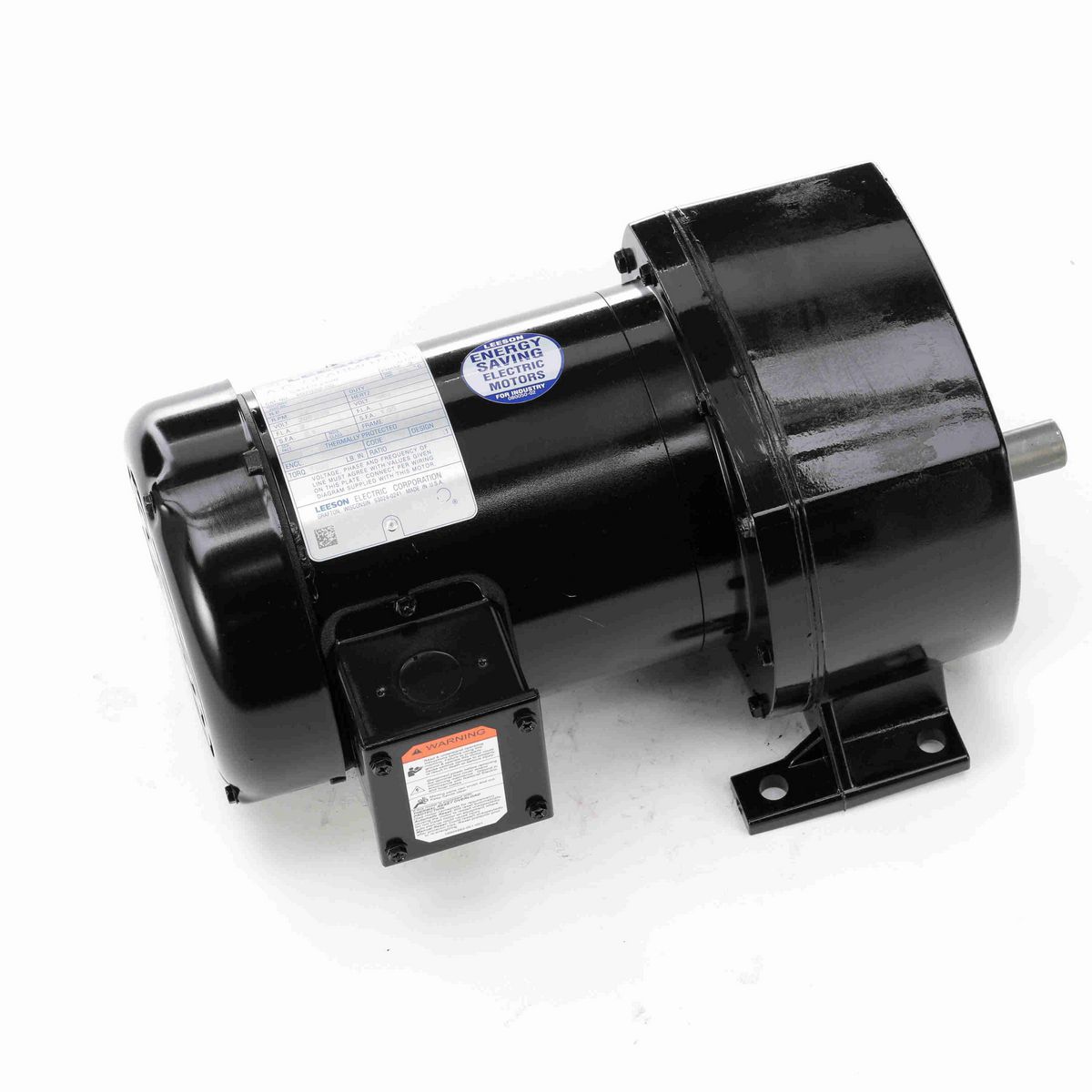 LEESON Parallel Shaft Gearmotor, 0.50 HP, 3 Ph, 60 Hz, 208-230/460 V, 22 RPM, 48Y Frame, TEFC - 107032.00