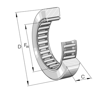 Опорный ролик INA RSTO10 (RSTO 10)