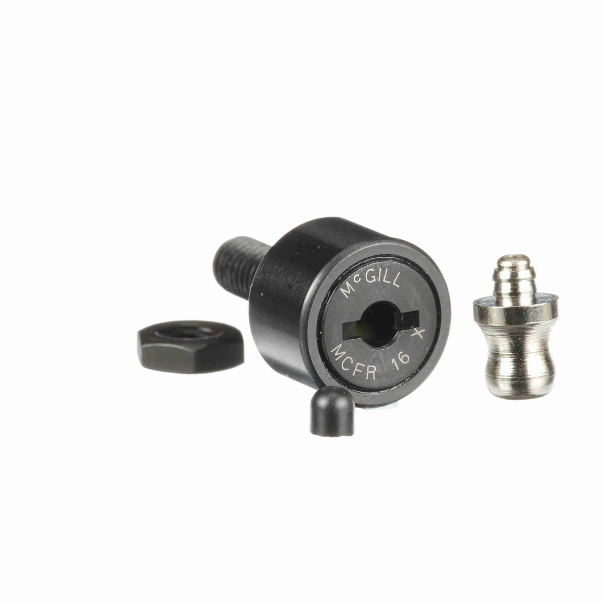 Опорный ролик с цапфой McGill CAMROL MCFR 16 X, цилиндрический, со шлицем под отвёртку, метрический