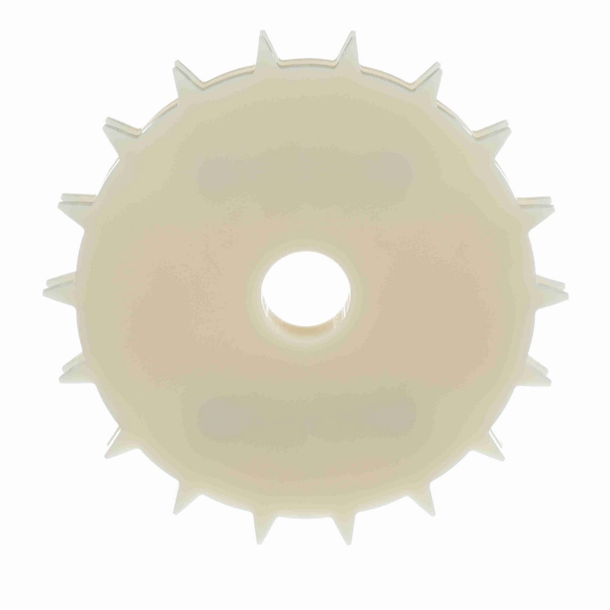 System Plast 2256 Series Split Machined Sprocket with 18 Teeth, a 1in Round Shaft-Ready Bore and Setscrew - 2256-18R1-DMS-SS