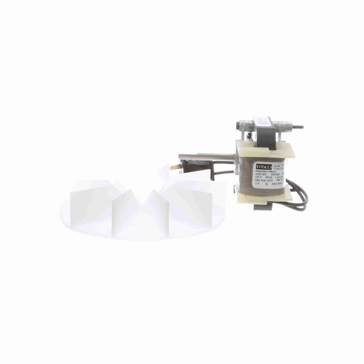 FASCO 1/150 HP C-Frame / Skeleton Motor, 3000 RPM, 120 Volts, OAO - K1550