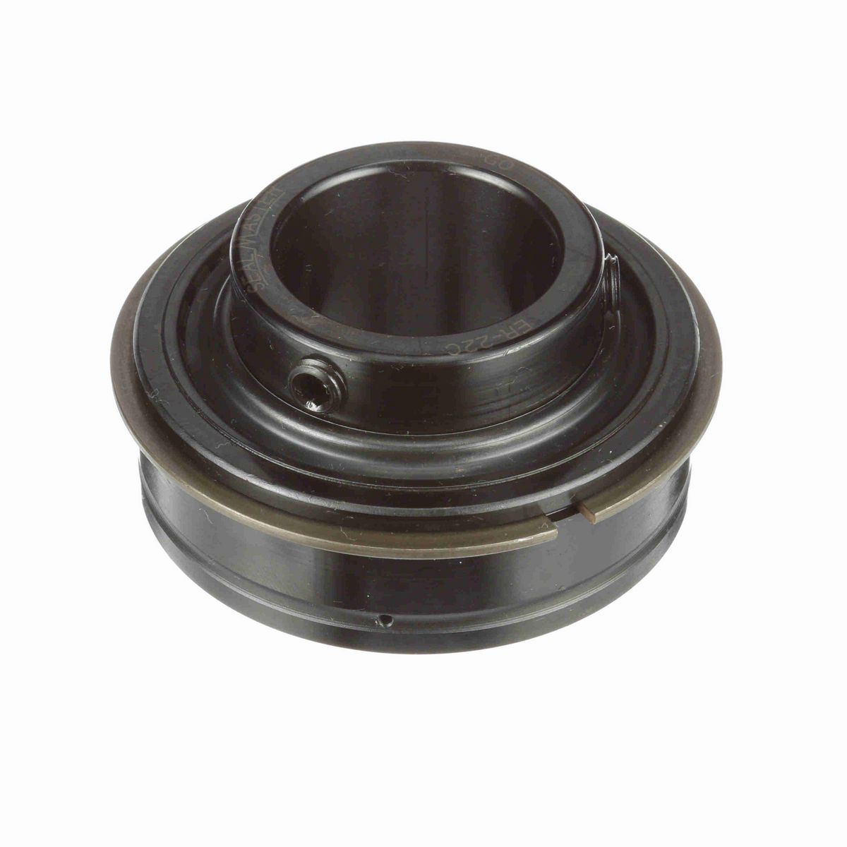 Sealmaster Mounted Insert Only Ball Bearing - 52100 Bearing Steel, Black Oxided - Setscrew Lock - ER-22C