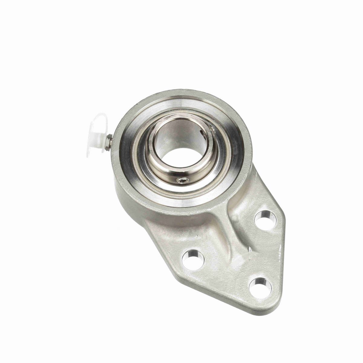 Sealmaster Mounted Stainless Steel Three Bolt Flange Bracket Ball Bearing - 52100 Bearing Steel, Phosphorus Nickel Coated - Setscrew Lock - Corrosion Resistant - CRFBS-PN12