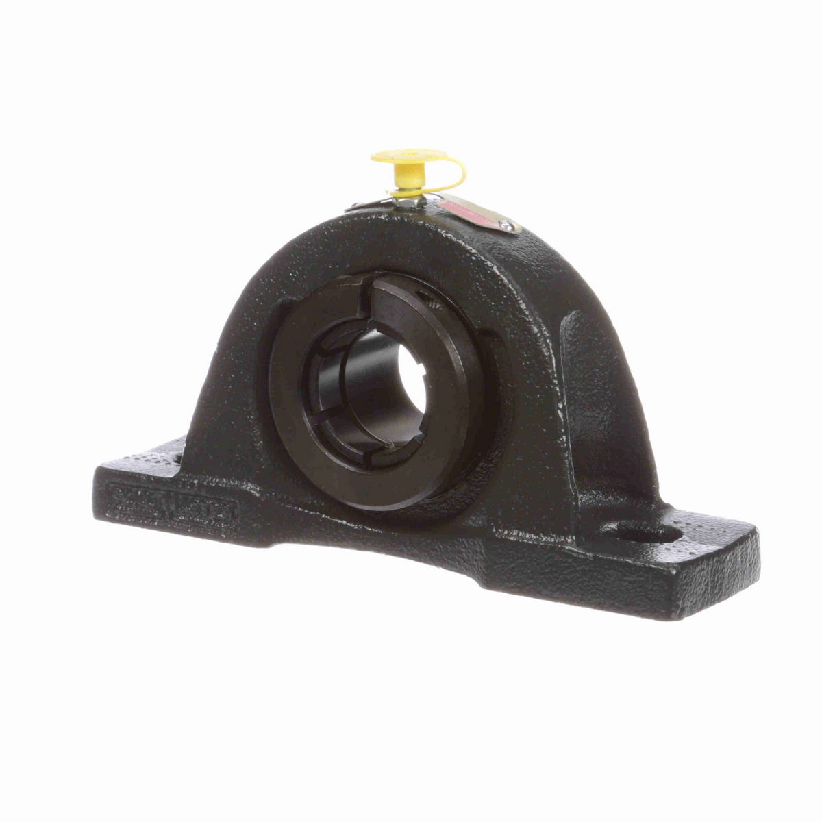 Sealmaster Mounted Cast Iron Two Bolt Pillow Block Ball Bearing - 52100 Bearing Steel, Black Oxided - Concentric Lock - Air Handling Housing Fit, Noise Tested - NP-19T CXU
