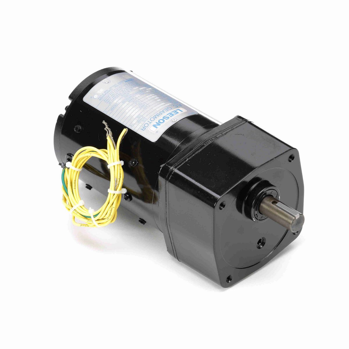LEESON Parallel Shaft Gearmotor, 0.08 HP, 1 Ph, 60 Hz, 110 V, 5 RPM, L42Y Frame, TENV - 096000.00