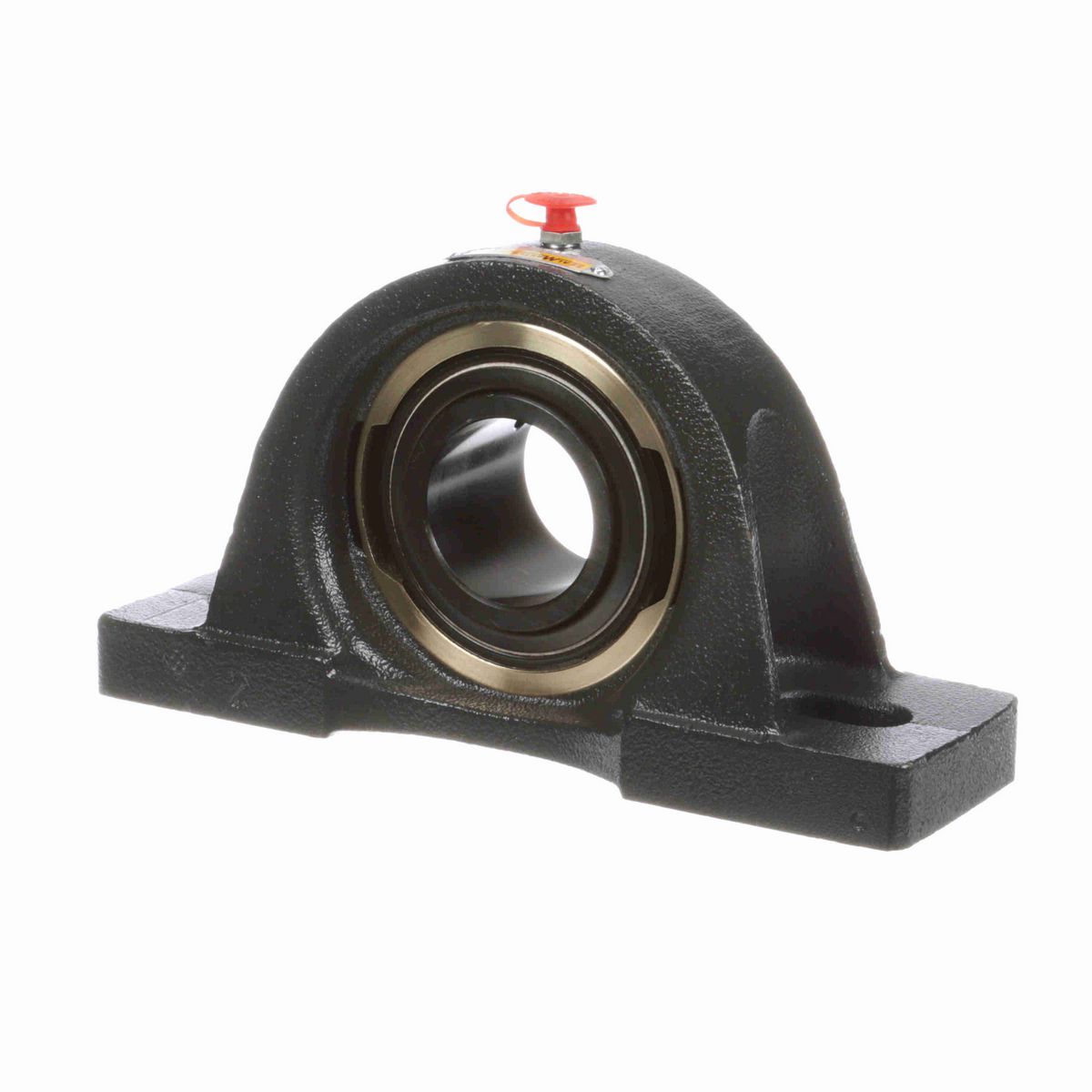 Sealmaster Mounted Cast Iron Two Bolt Pillow Block Ball Bearing - 52100 Bearing Steel, Black Oxided - Setscrew Lock - High Temperature - EMP-31 HT