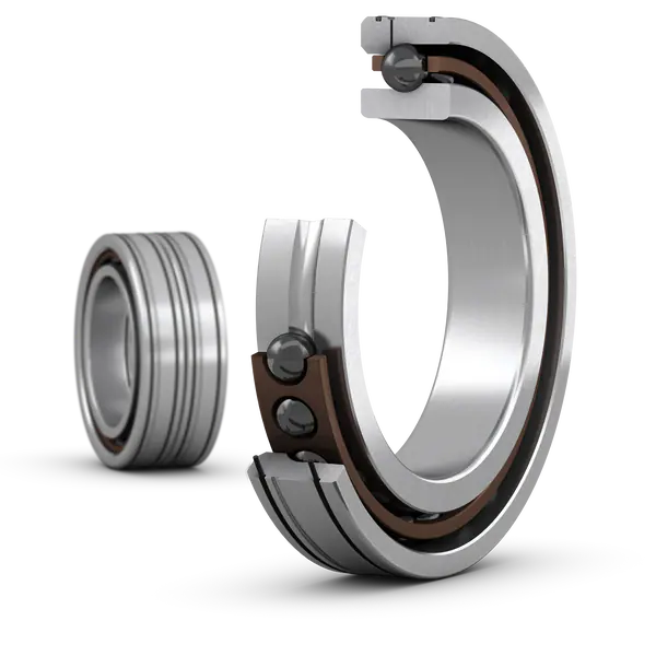 Согласованный комплект двух прецизионных высокоскоростных однорядных радиально-упорных шарикоподшипников типа E SKF 7012 FE/HCP4AL1ADGA