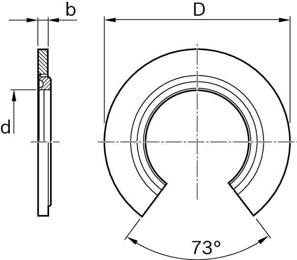 Уплотнительное кольцо для открытых радиальных линейных втулок Bosch Rexroth 30 [R133193000]