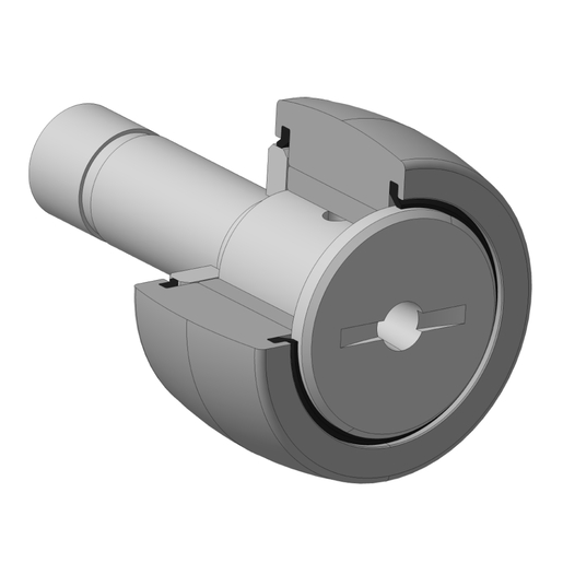 Cam follower with shaft NTN KRVT52LL/3AS