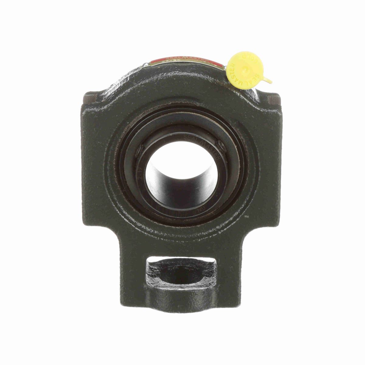 Sealmaster Mounted Cast Iron Wide Slot Take Up Ball Bearing - 52100 Bearing Steel, Black Oxided - Setscrew Lock - ST-23
